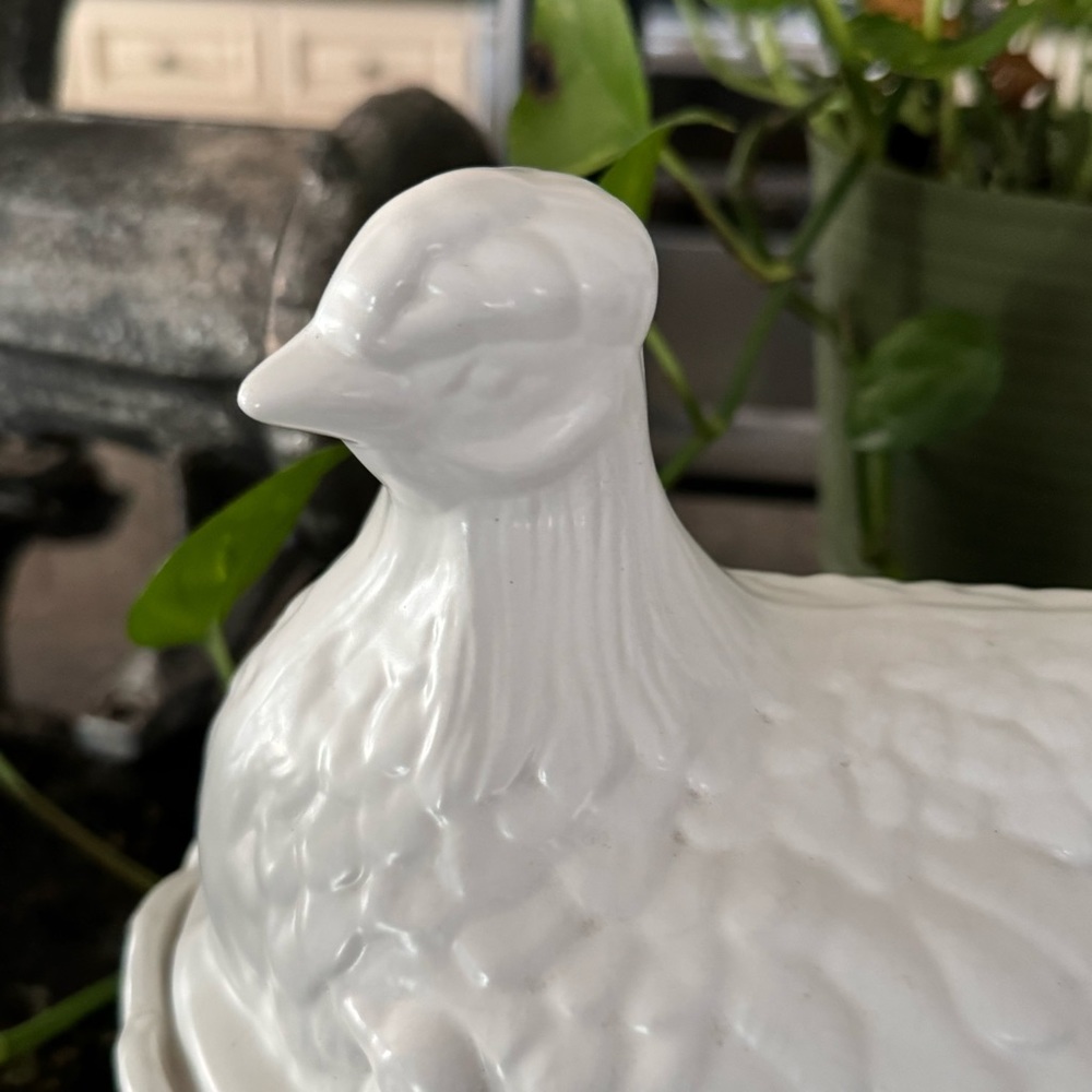 SOLD >>>Vintage nesting  hen egg storage dish - Portmeirion Pottery - Picture 6 of 10